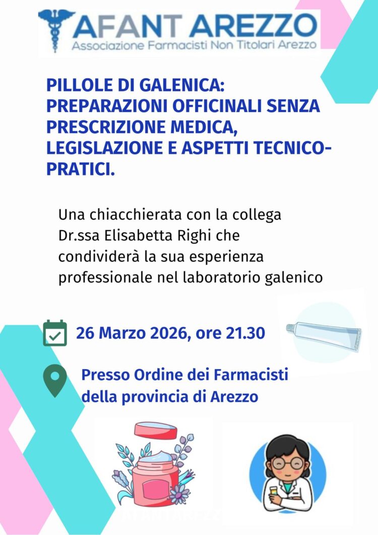 PILLOLE DI GALENICA: PREPARAZIONI OFFICINALI SENZA PRESCRIZIONE MEDICA, LEGISLAZIONE E ASPETTI TECNICO-PRATICI.